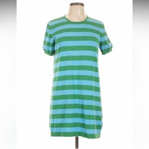Ann Mashburn Casual striped tshirt dress size small women’s 100% cotton